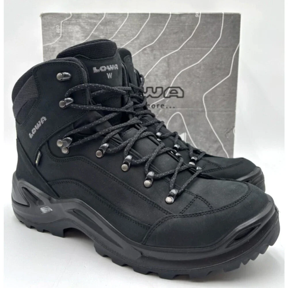 Lowa RENEGADE GTX MID Men's NEW Trekking/Hiking Boot Black US Size 14W